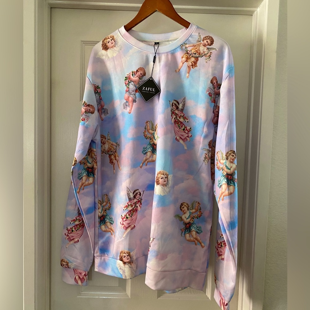 Unisex angles /cherubs sweater